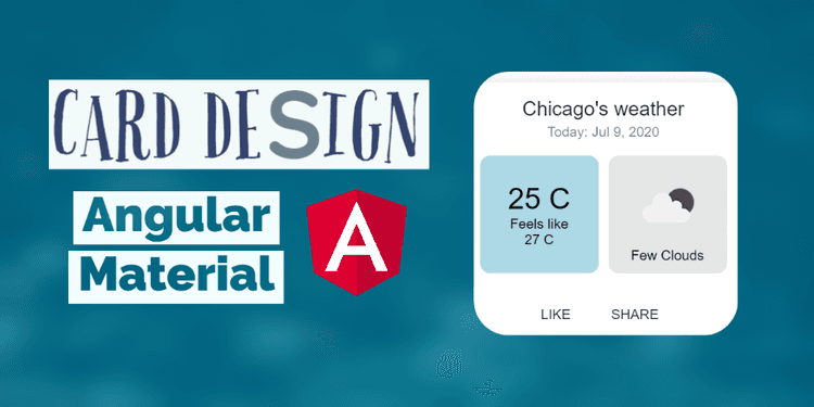 Design a Weather Card With Angular Material and CSS | Zoaib Khan