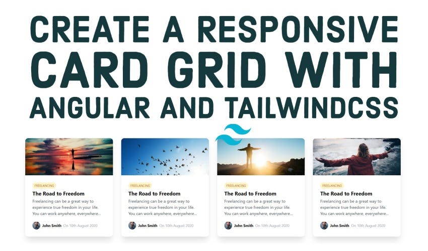 Cover Image for Create a responsive card grid with TailwindCSS and Angular