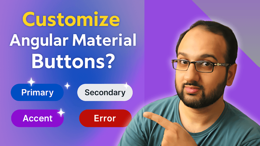 Cover Image for Transform Your Angular Material Buttons with Custom Colors, Sizes, and Professional Styling