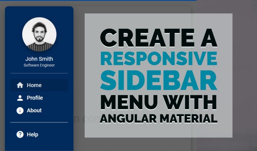 Responsive Sidebar in Angular with CDK Layout