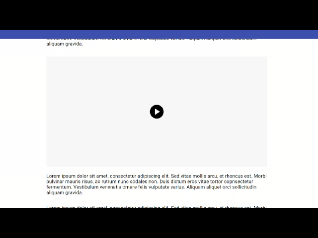 Final lazy loaded video player